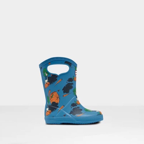 Hunter Original Peter Rabbit 2 Grab Handle Rain Boots For Kids - NZ I2518